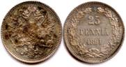 25 pennia 1891 year