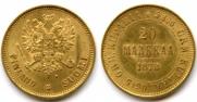 20 markkaa 1878 year