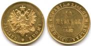 10 markkaa 1882 year