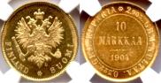 10 markkaa 1904 year