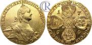 10 roubles 1764 year