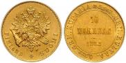10 markkaa 1882 year