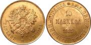 10 markkaa 1882 year