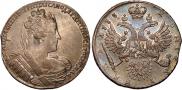 1 rouble 1733 year