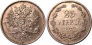 25 pennia 1872 year