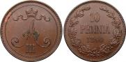 10 pennia 1890 year