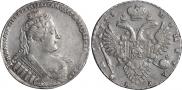 1 rouble 1733 year