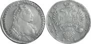 1 rouble 1737 year