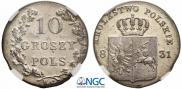 10 groszy 1831 year