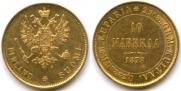 10 markkaa 1878 year