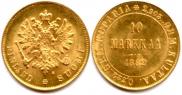 10 markkaa 1882 year