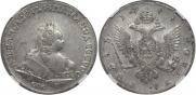 1 rouble 1744 year