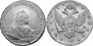 1 rouble 1744 year