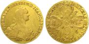 10 roubles 1776 year