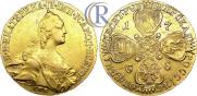 10 рублей 1766 года