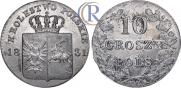 10 groszy 1831 year