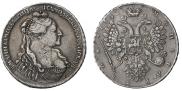 1 рубль 1734 года