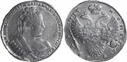 1 rouble 1733 year