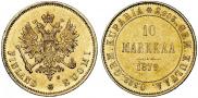 10 markkaa 1879 year