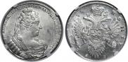 1 рубль 1733 года