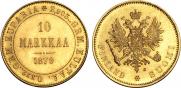 10 markkaa 1879 year
