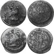 2 kopecks 1790 year