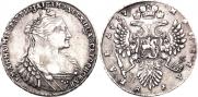 1 rouble 1737 year