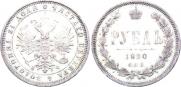 1 rouble 1880 year
