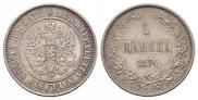 1 markka 1874 year