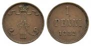 1 пенни 1882 года