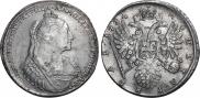1 rouble 1734 year