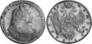 1 rouble 1737 year