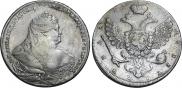 1 rouble 1737 year
