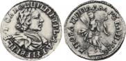 2 roubles 1720 year