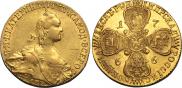 10 рублей 1766 года