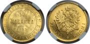 10 markkaa 1882 year