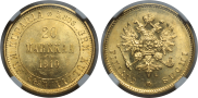 20 markkaa 1910 year