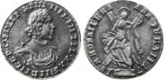 2 roubles 1718 year