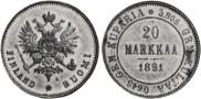 20 markkaa 1891 year