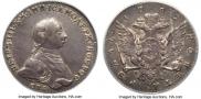 1 rouble 1762 year