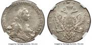 1 rouble 1768 year
