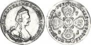 5 roubles 1781 year