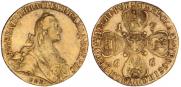 10 roubles 1766 year