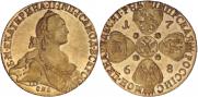 10 roubles 1768 year