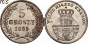 5 грошей 1835 года