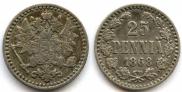 25 пенни 1868 года