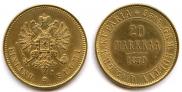 20 markkaa 1879 year