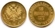 10 markkaa 1913 year
