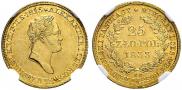 25 złotych 1833 year