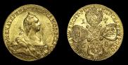 10 рублей 1768 года